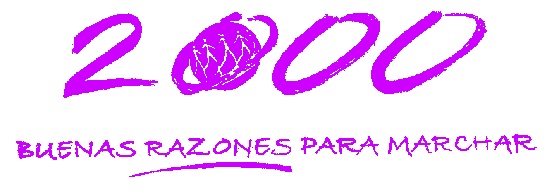 2000 buenas razones para marchar
